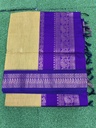 6var Saree Yellow Colour