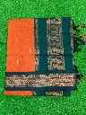 6var Saree Orange
