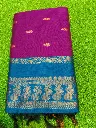 6var Saree Purple