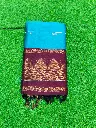 6var Saree Blue Colour