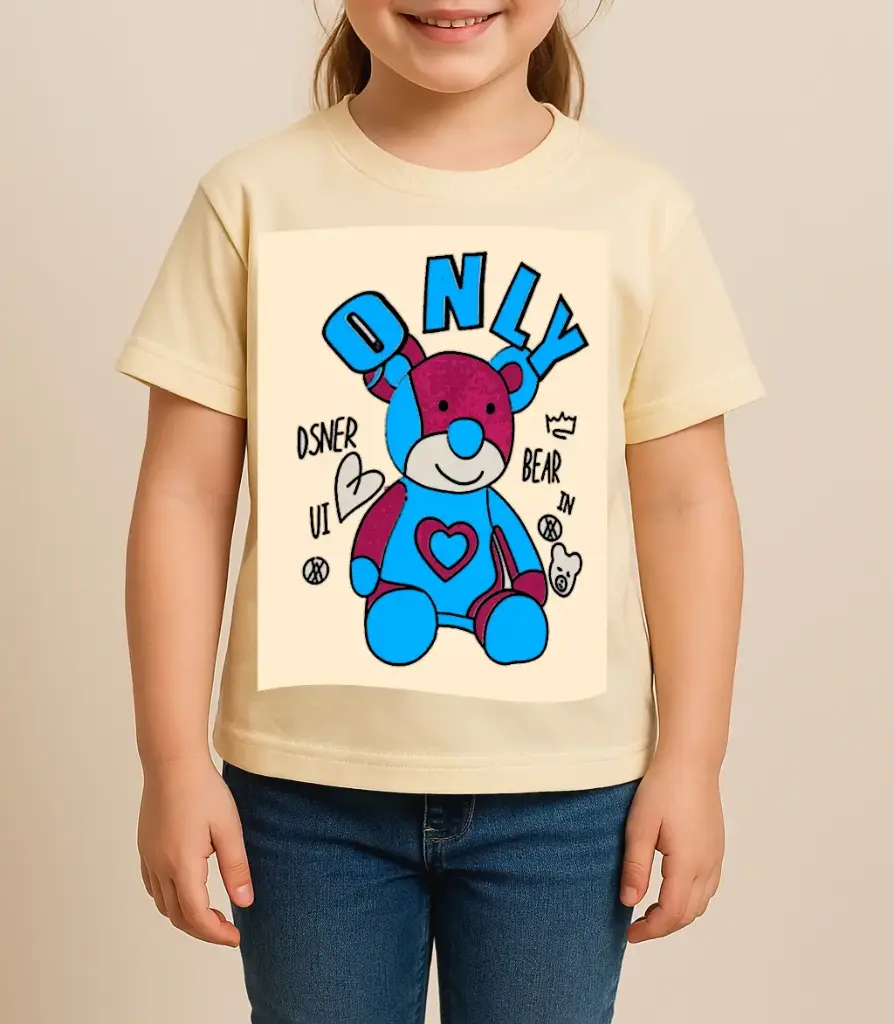 Printed High Quality Tshirts For Girls (Size S)