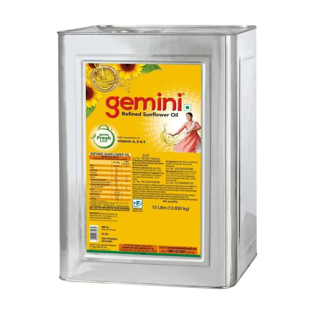 Gemini Sunflower Oil 15kg