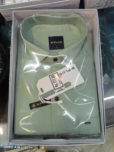  B Plus Mens Formal Shirts (Size-L)