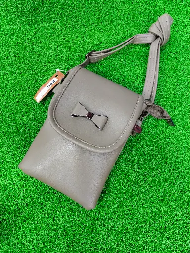 AMK Female Hand Bag Purse Grey 